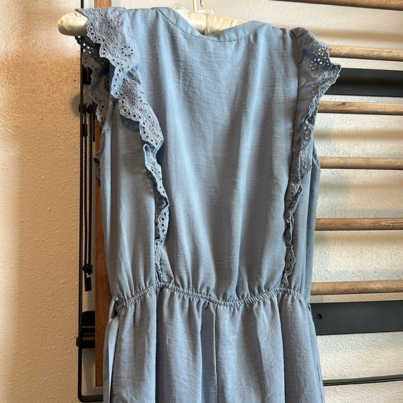 Monteau Los Angeles baby blue romper - Picture 6 of 7
